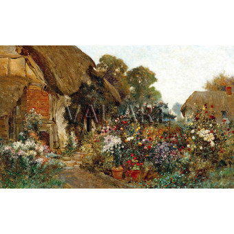 РЕПРОДУКЦИИ НА КАРТИНИ Цъфтяща селска градина (1930)